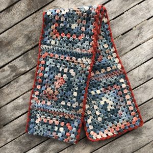 Crochet Granny Square blanket, by Arne & Carlos, see decorative
