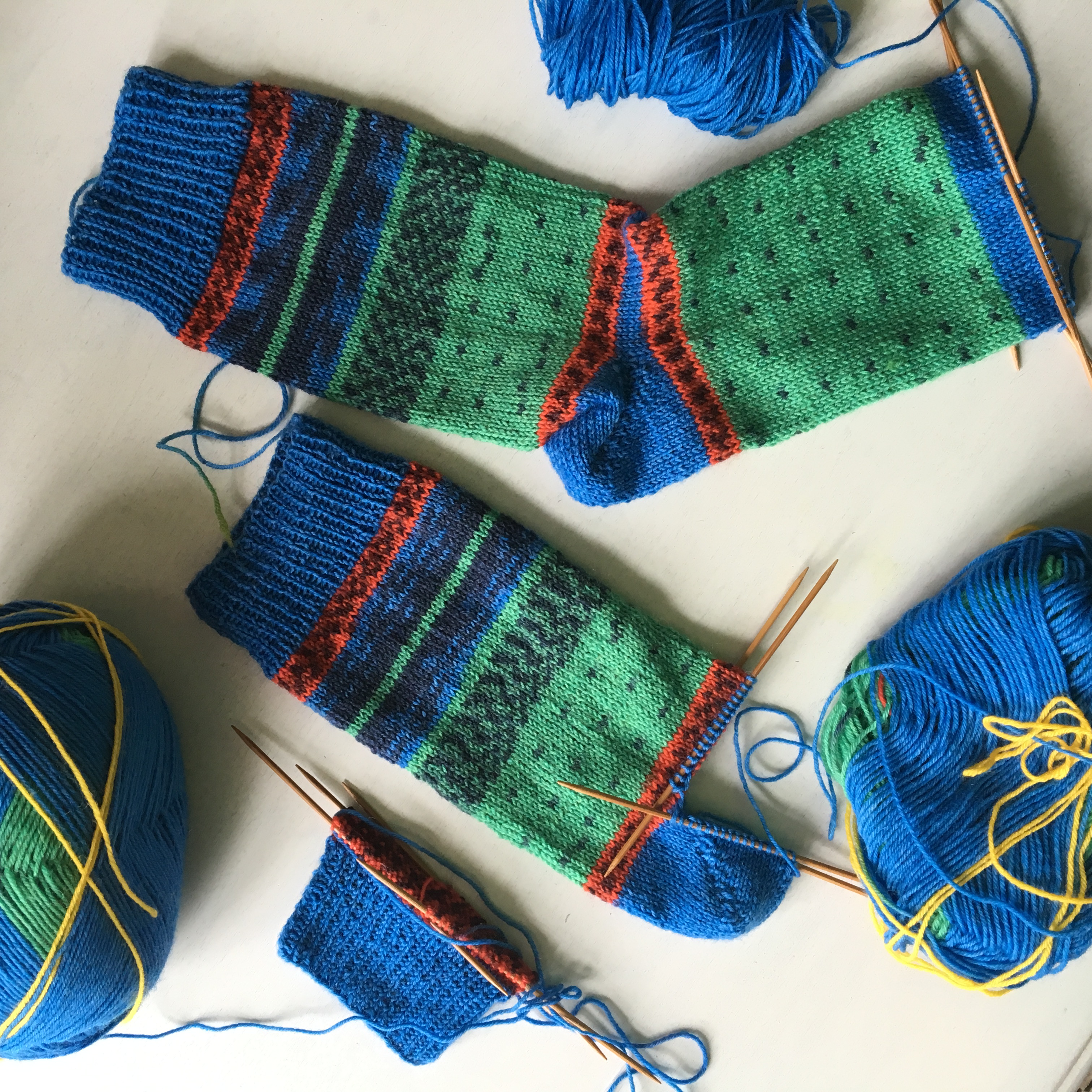 Knitting Socks on four Double Pointed Knitting Needles